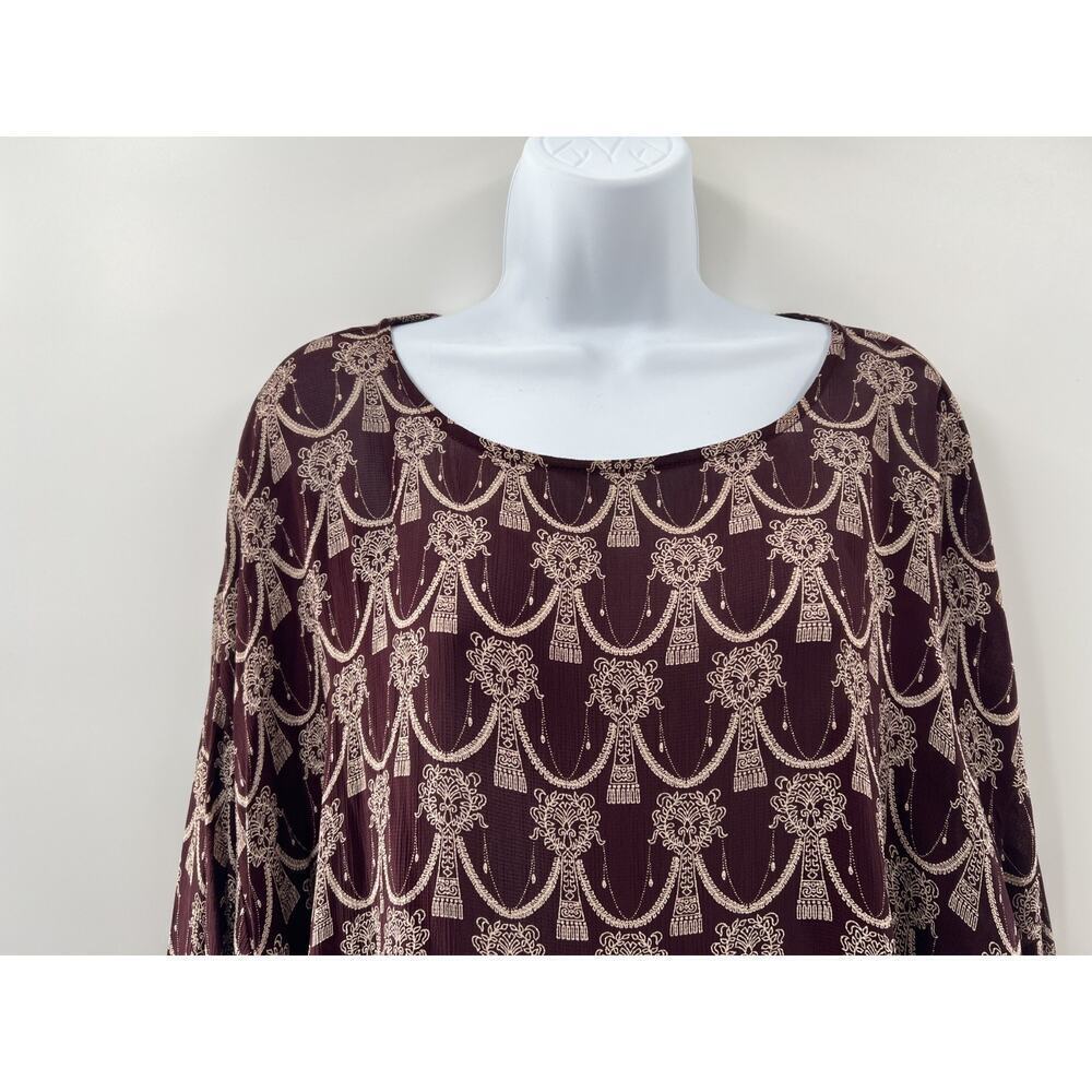 Karen Kane Women's 2 Piece Y2K Tiered Skirt Blouse Set Size 8 - Picture 3 of 14
